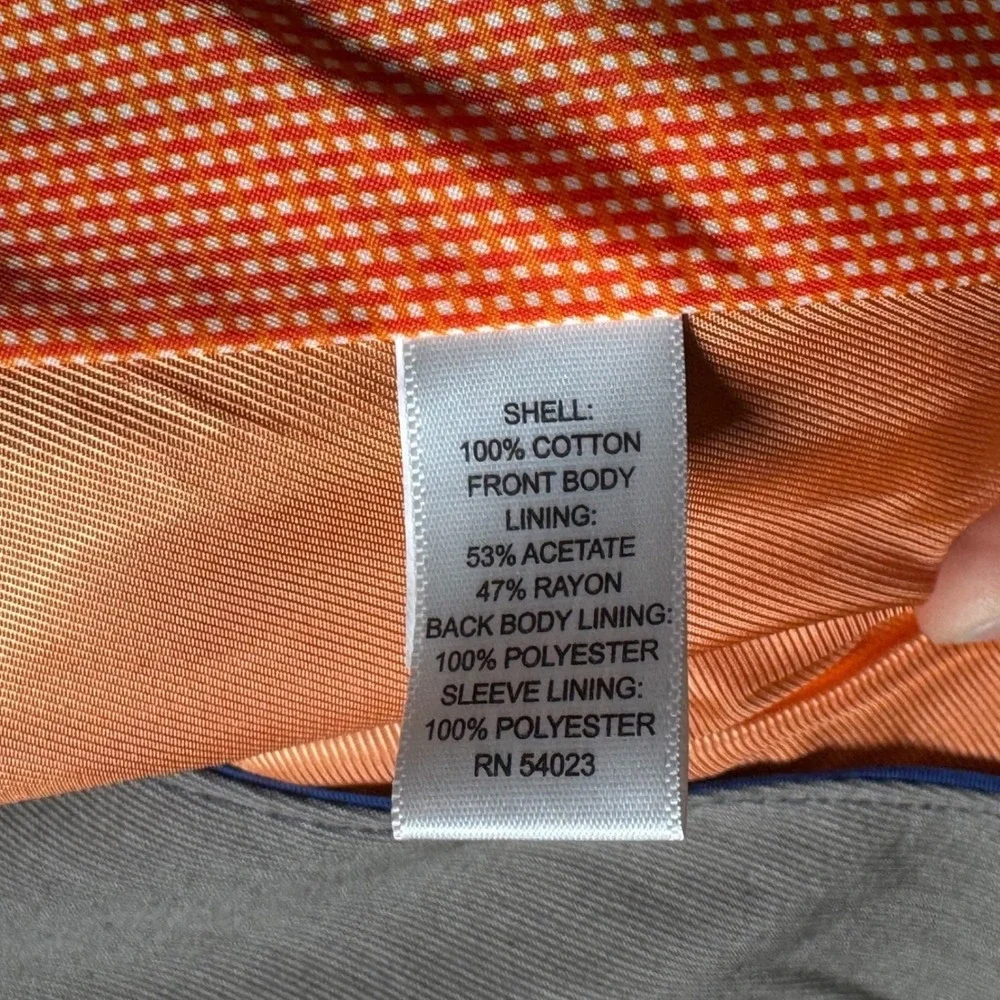Banana Republic Tailored‎ Fit Blazer Gray Cotton 2-Button Sport Coat 42R 932416
